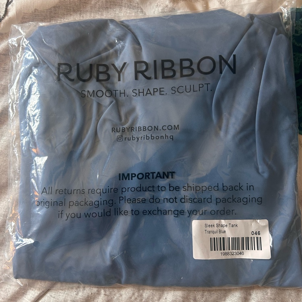 Ruby Ribbon Sleek Shape Tank - Picture 3 of 3